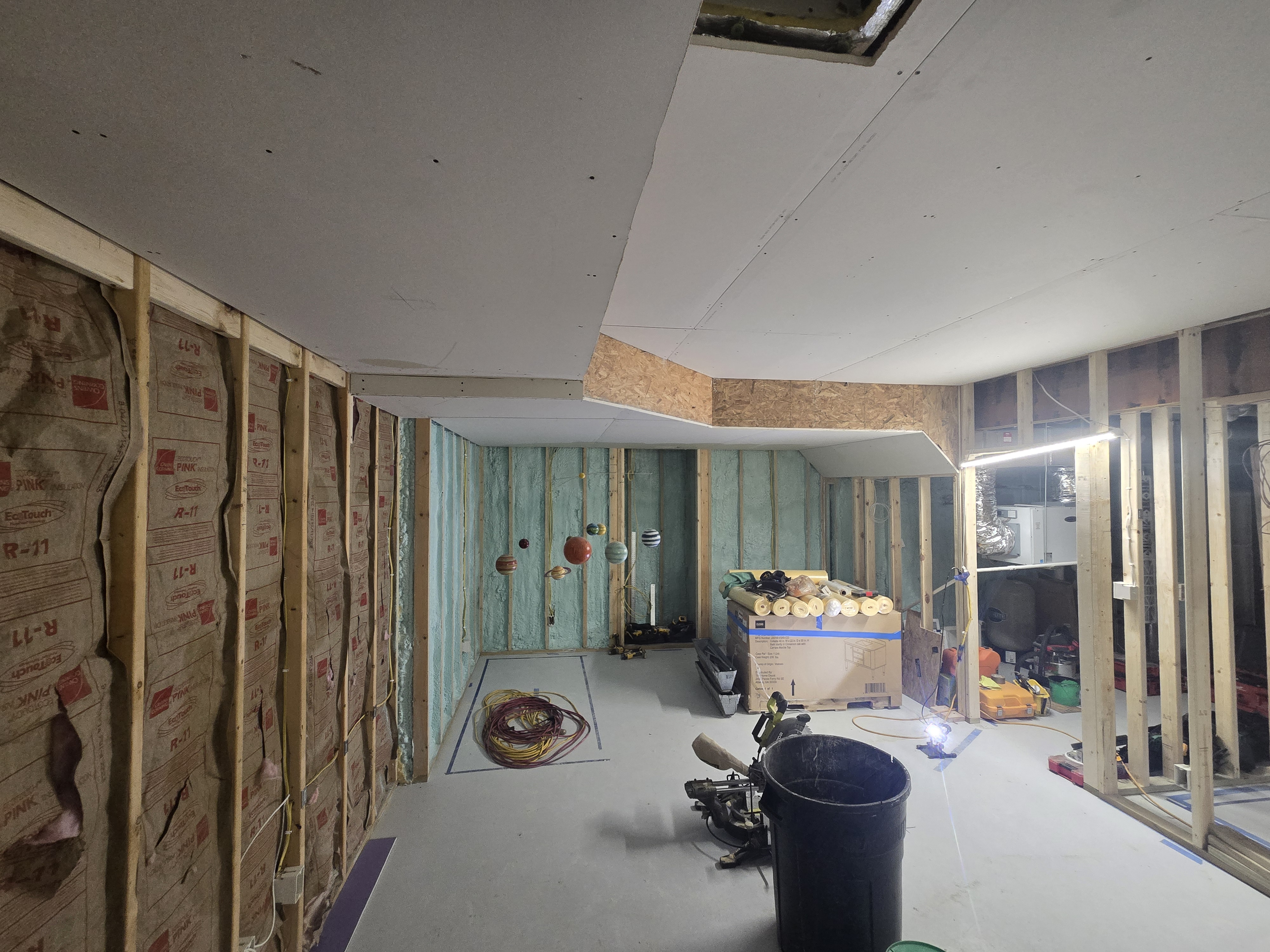 Parent Basement and Bath